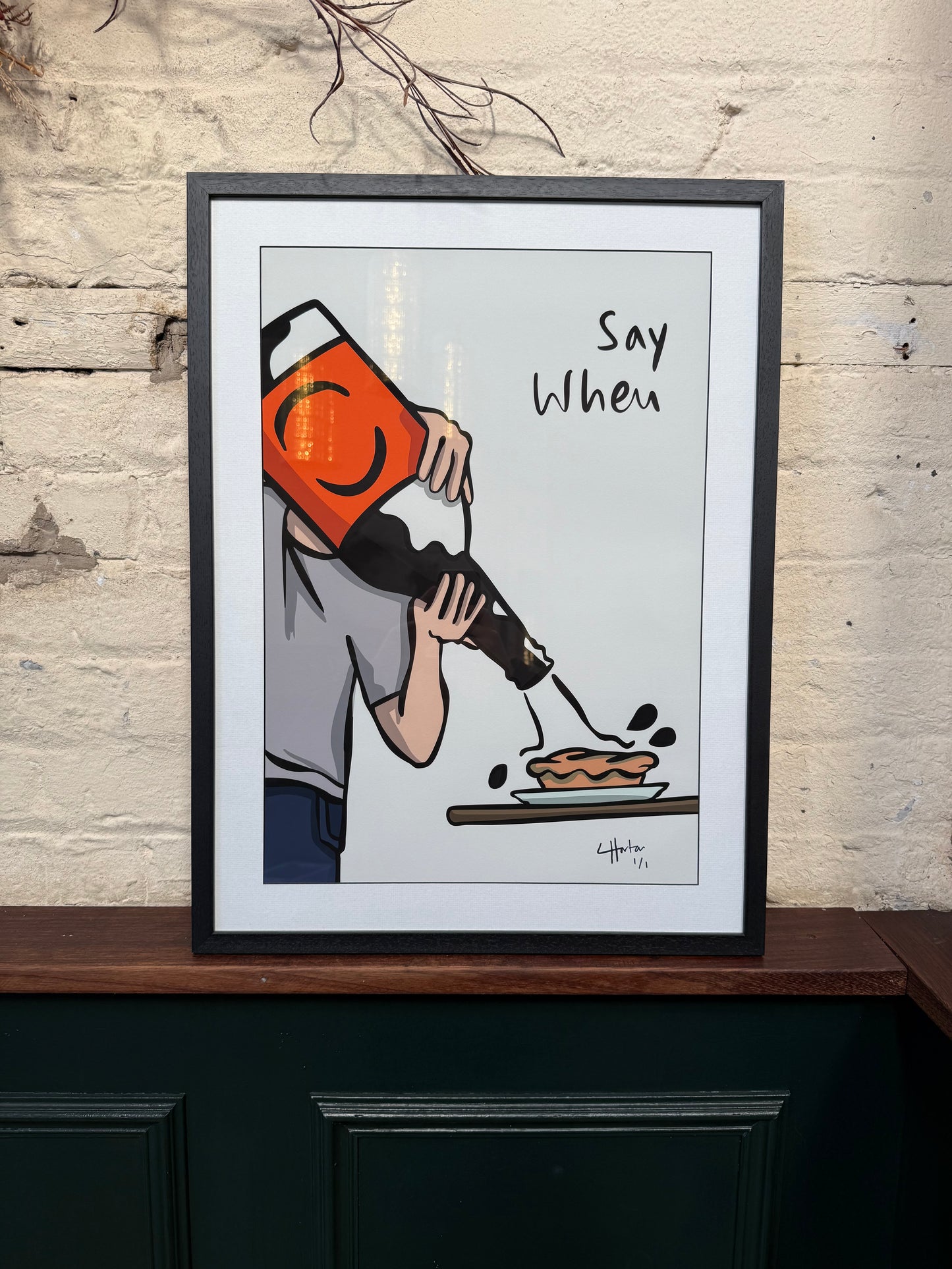 Say When - 1 of 1 Signed Limited Edition Print - LukeHorton Art