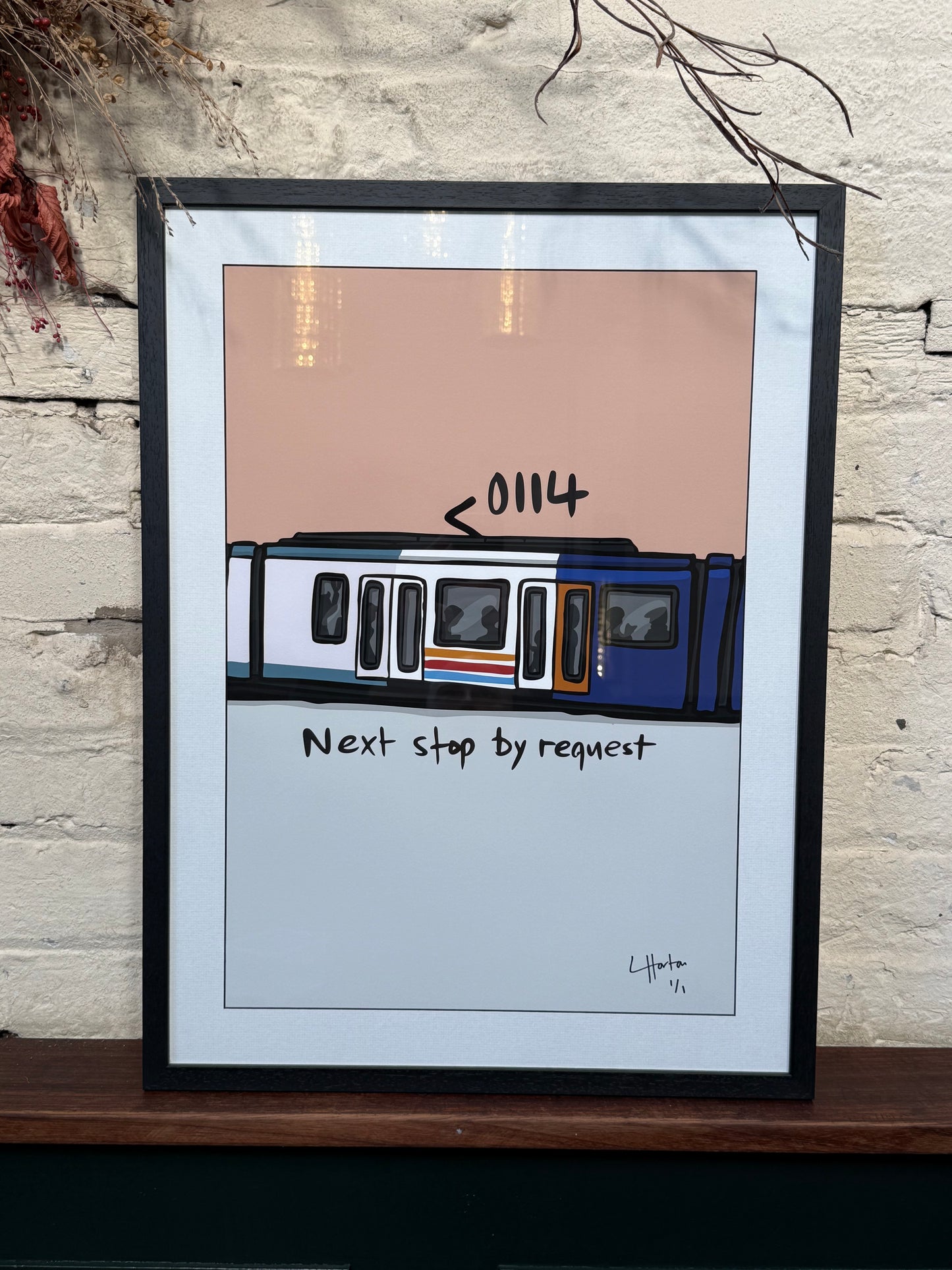 Next Stop By Request - 1 of 1 Signed Limited Edition Print - LukeHorton Art