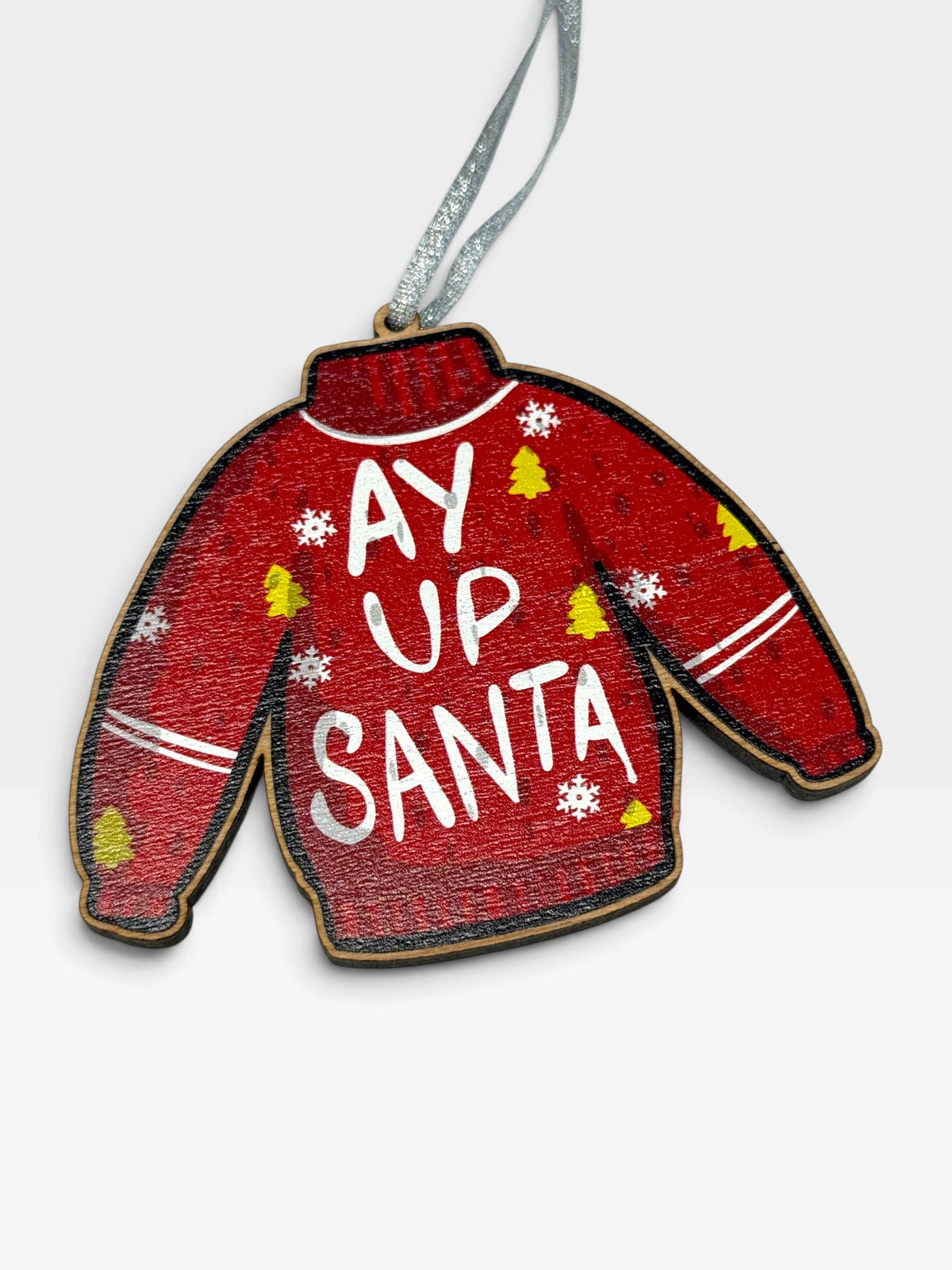 Ay Up Santa - Christmas Bauble