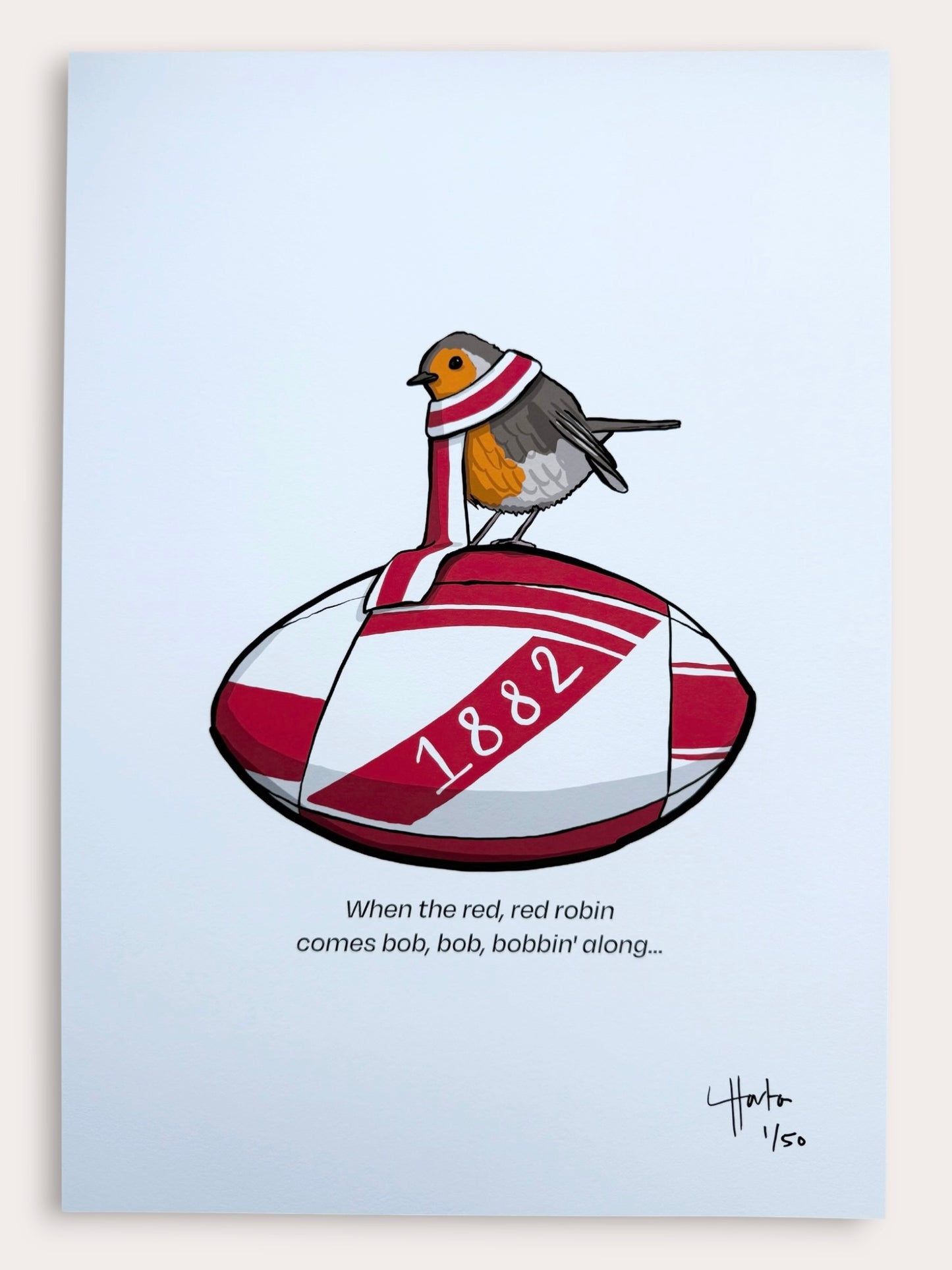 The Red Robin - Signed Limited Edition Giclee Print (50) - LukeHorton Art
