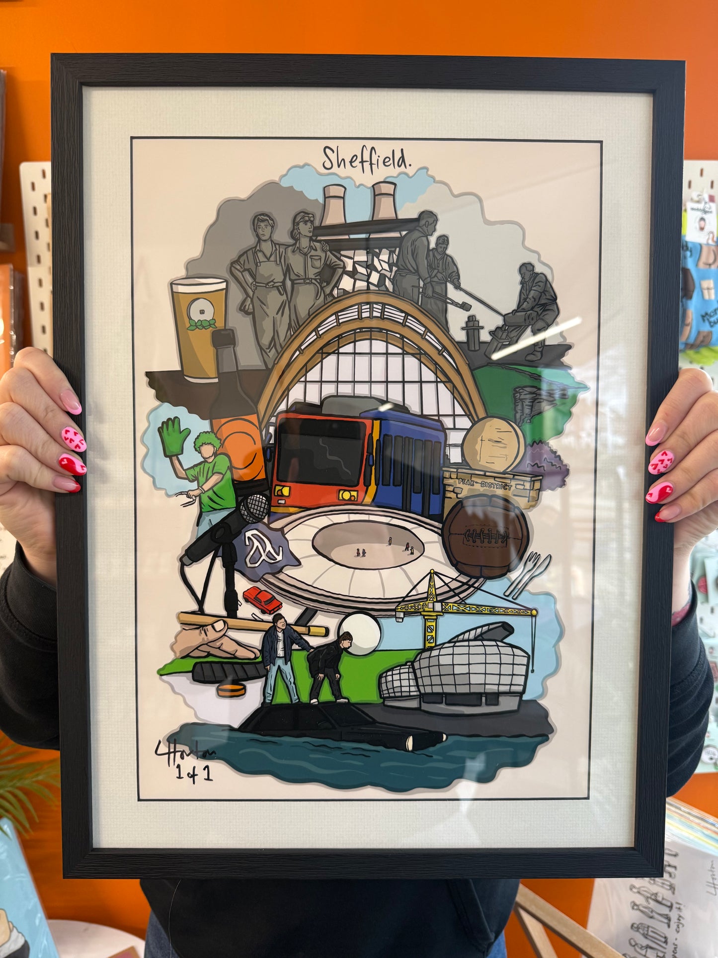 Sheffield - 1 of 1 Signed Limited Edition Print - LukeHorton Art
