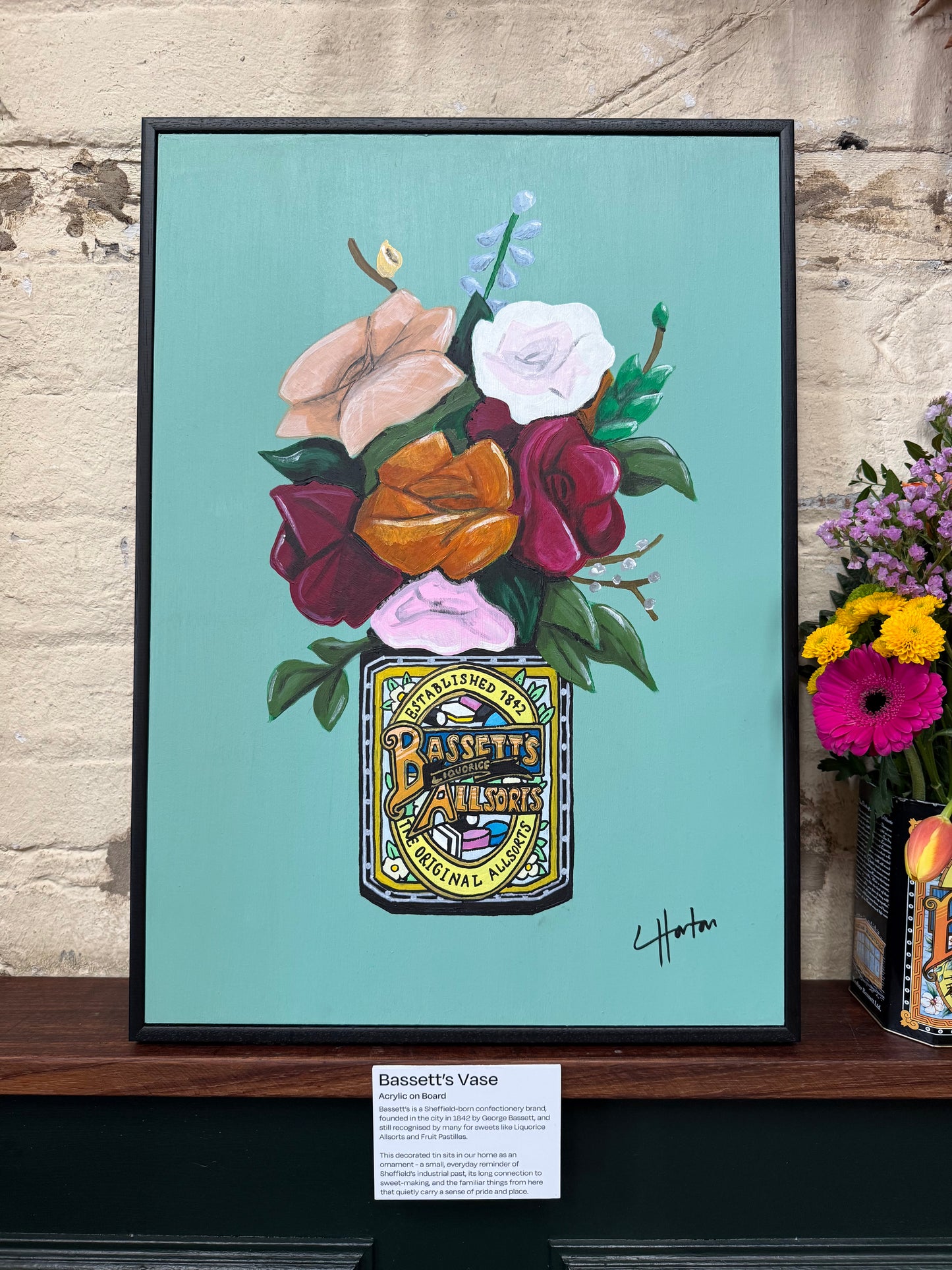 Bassett's Vase - Original Painting - LukeHorton Art