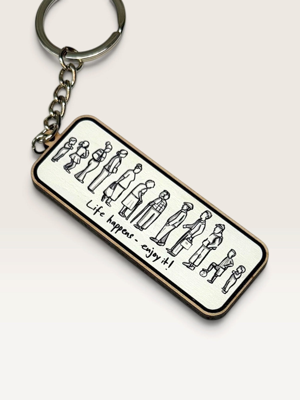 Life Happens - Keyring