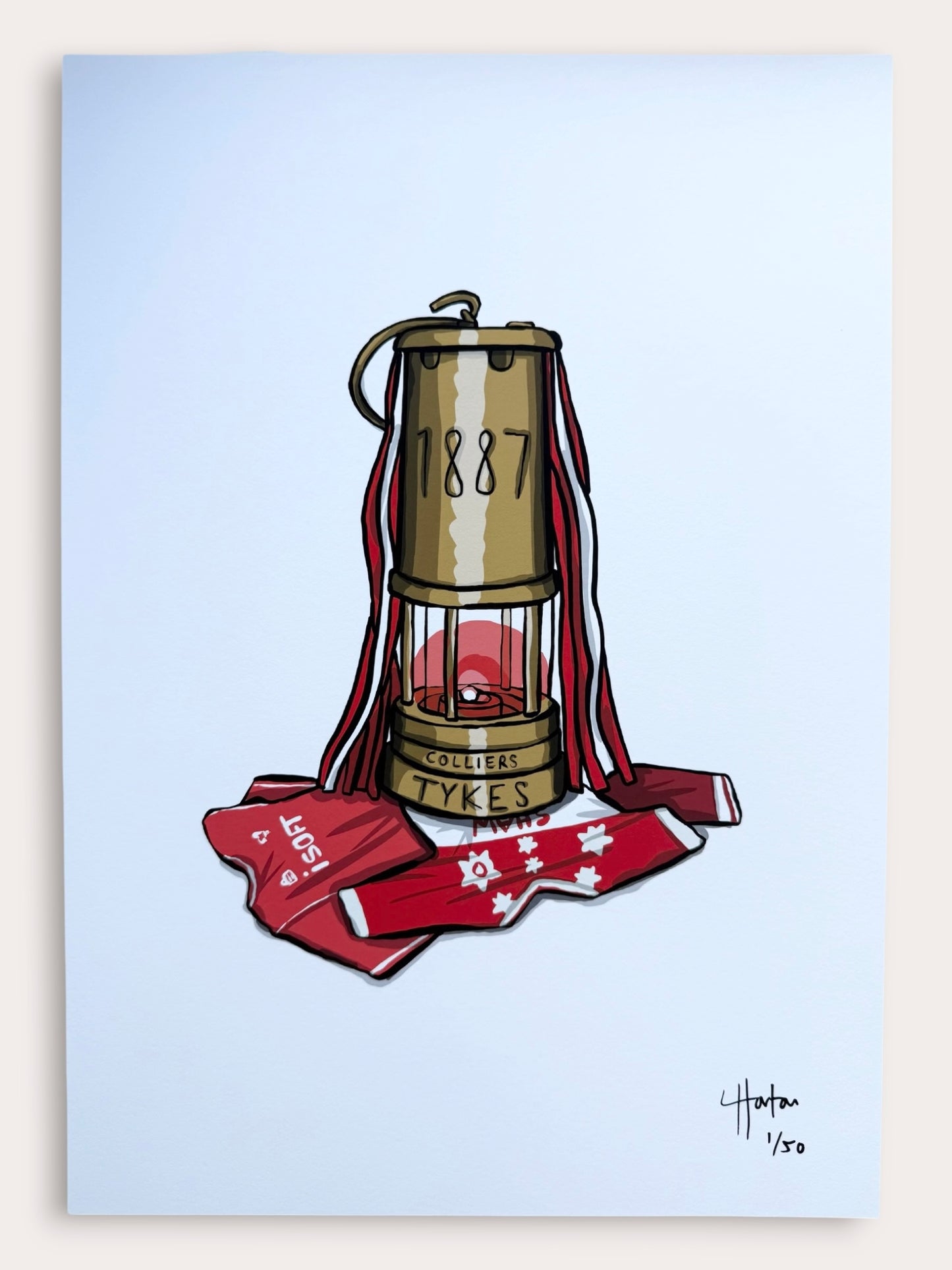 The Miner's Lamp - Signed Limited Edition Giclee Print (50) - LukeHorton Art
