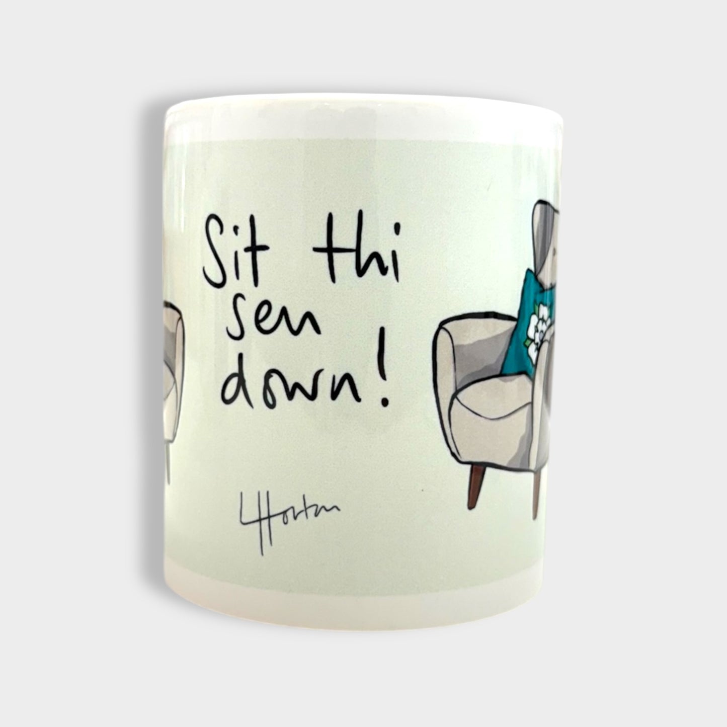 Sit Thi Sen Down - Mug - Luke Horton