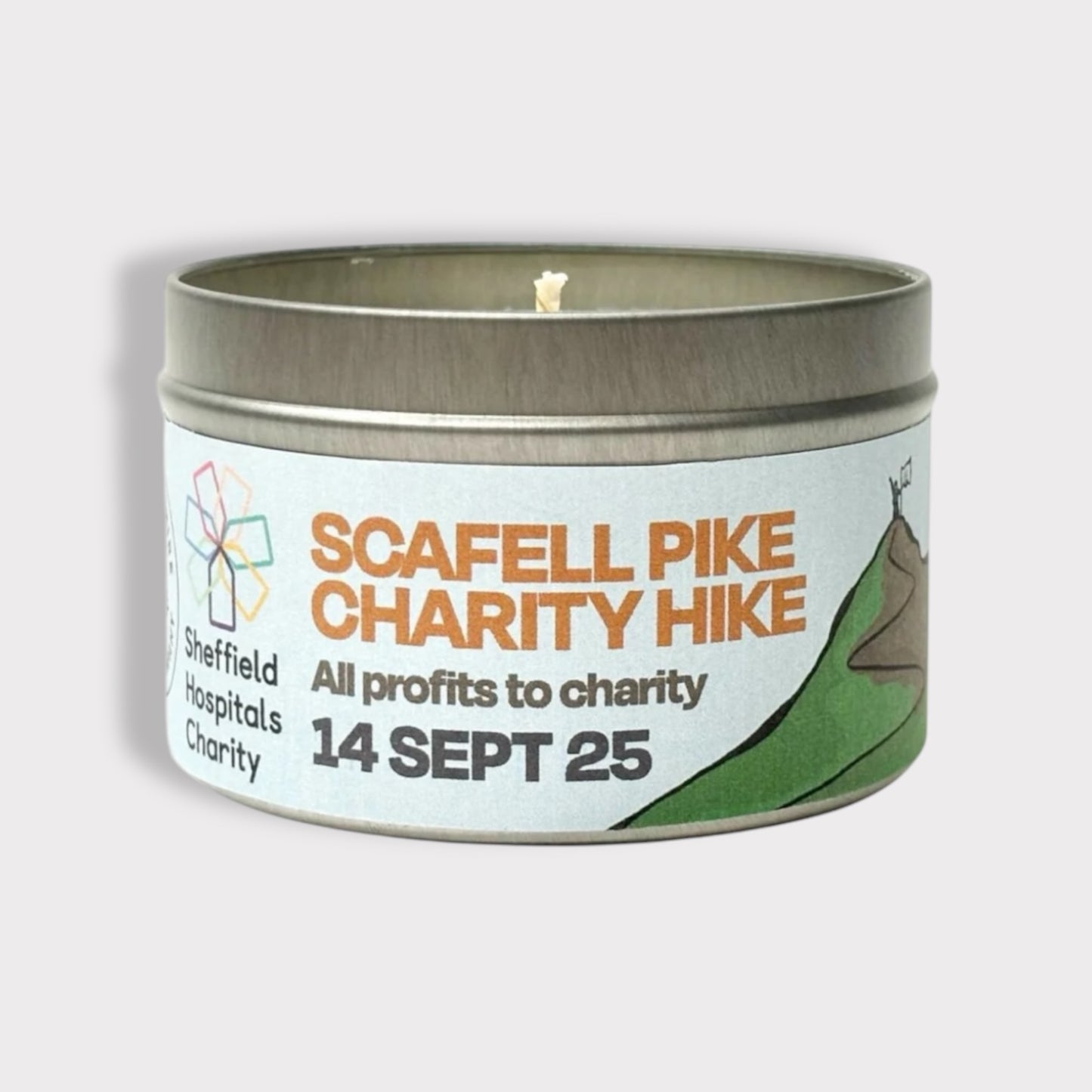 Scafell Pike Charity Hike Candle - PROFITS TO CHARITY
