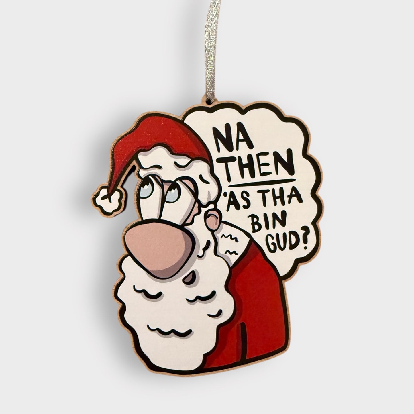 As Tha Bin Gud? - Santa - Christmas Bauble