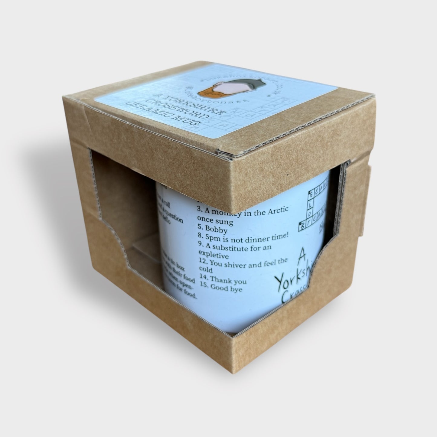 A Yorkshire Crossword Mug - Yorkshire Mug - Luke Horton