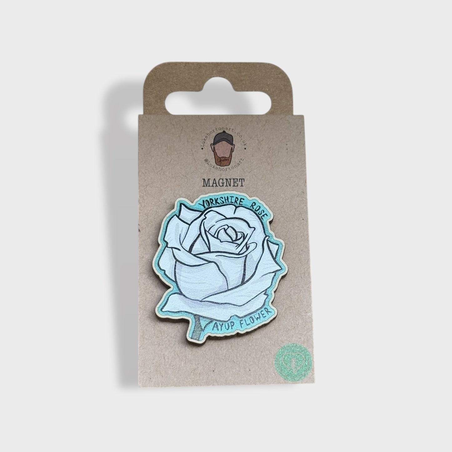 Yorkshire Rose - Yorkshire Slang Fridge Magnet