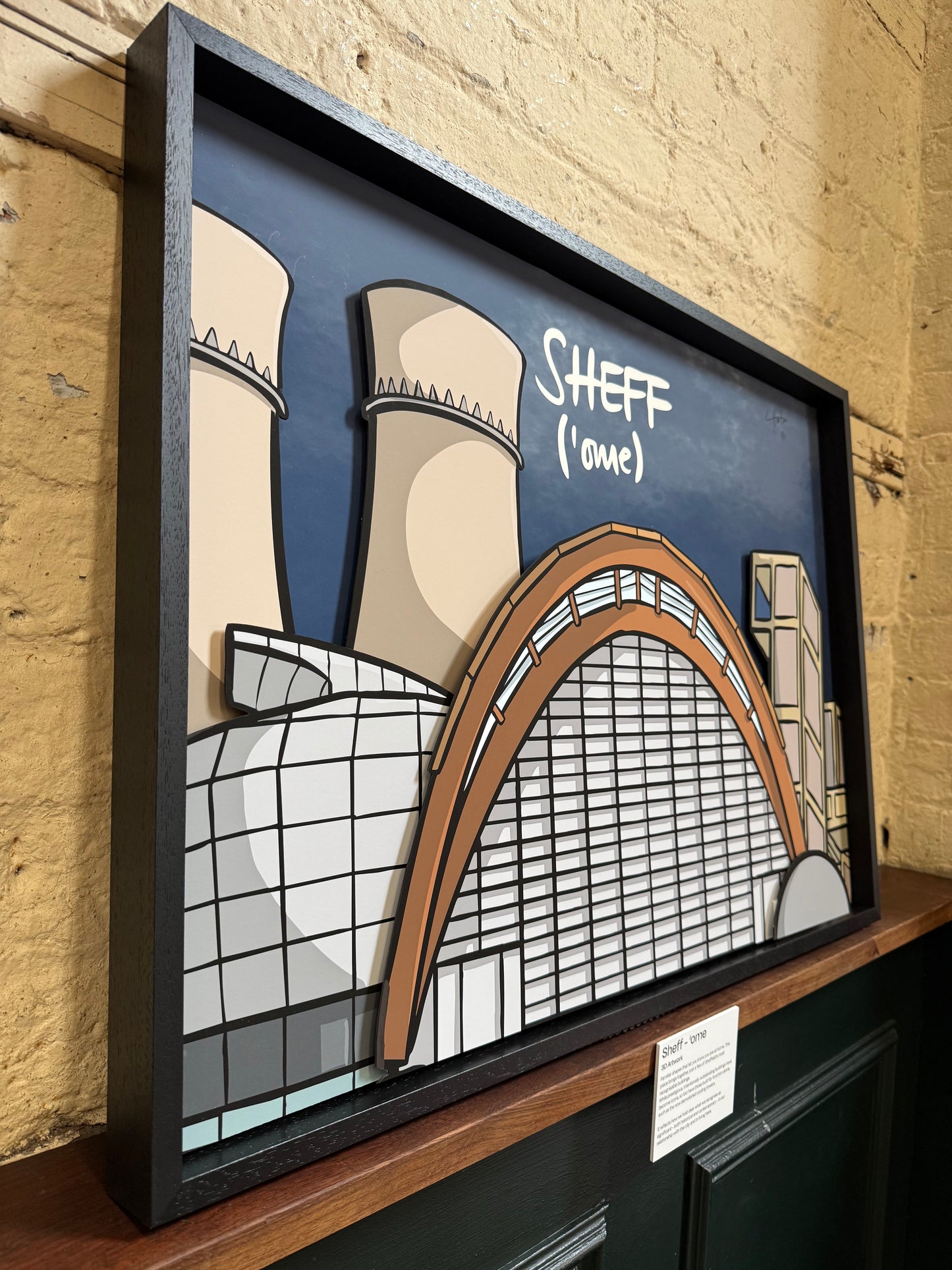 Sheffield ('ome) - 3D Artwork Print - LukeHorton Art