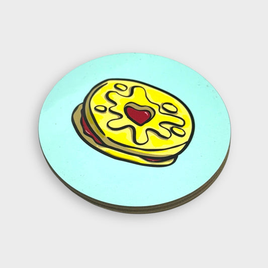 Jammy Dodger - Biscuit Coaster - Luke Horton