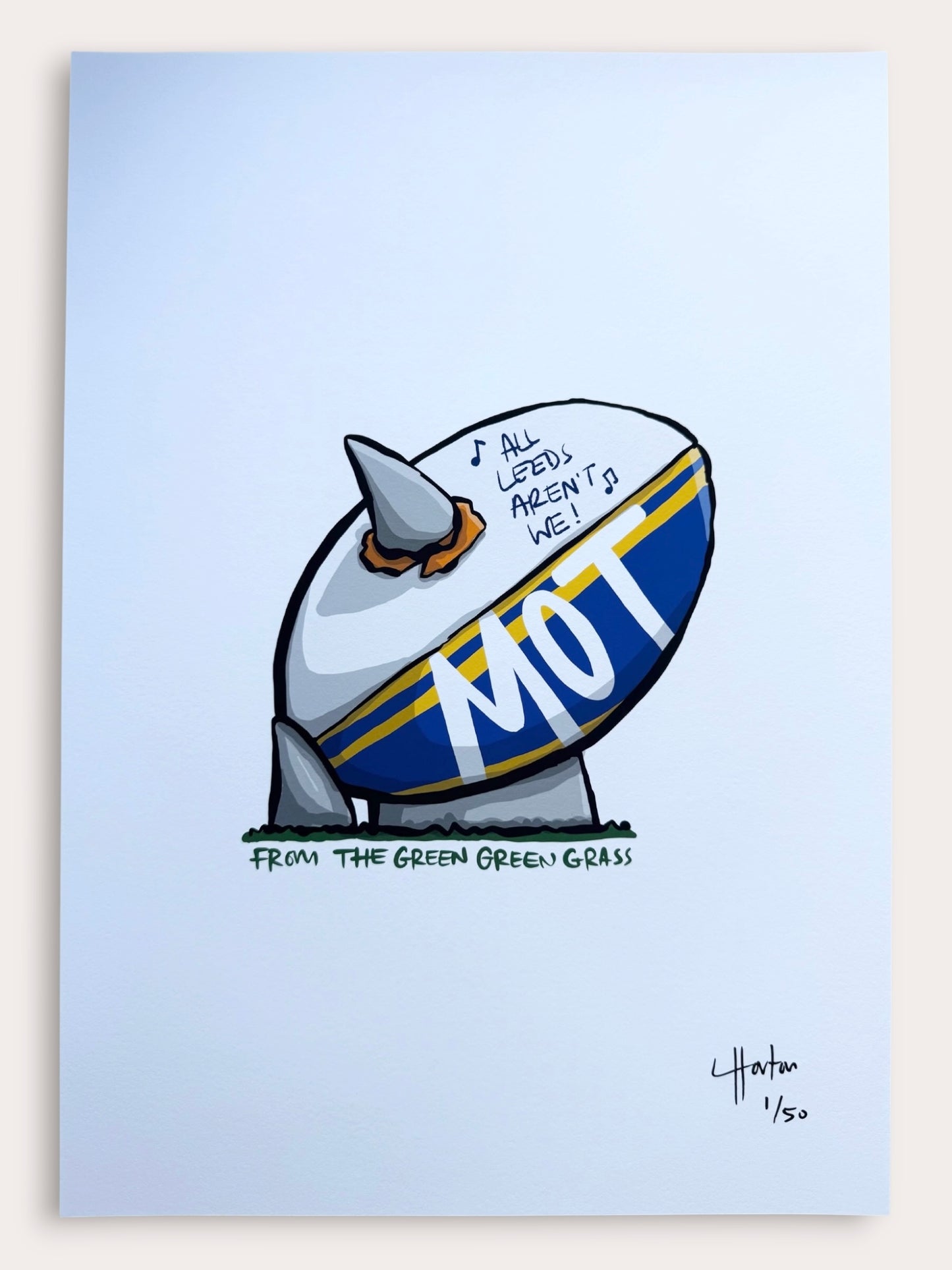 A Rhino's Ball - Signed Limited Edition Giclee Print (50) - LukeHorton Art