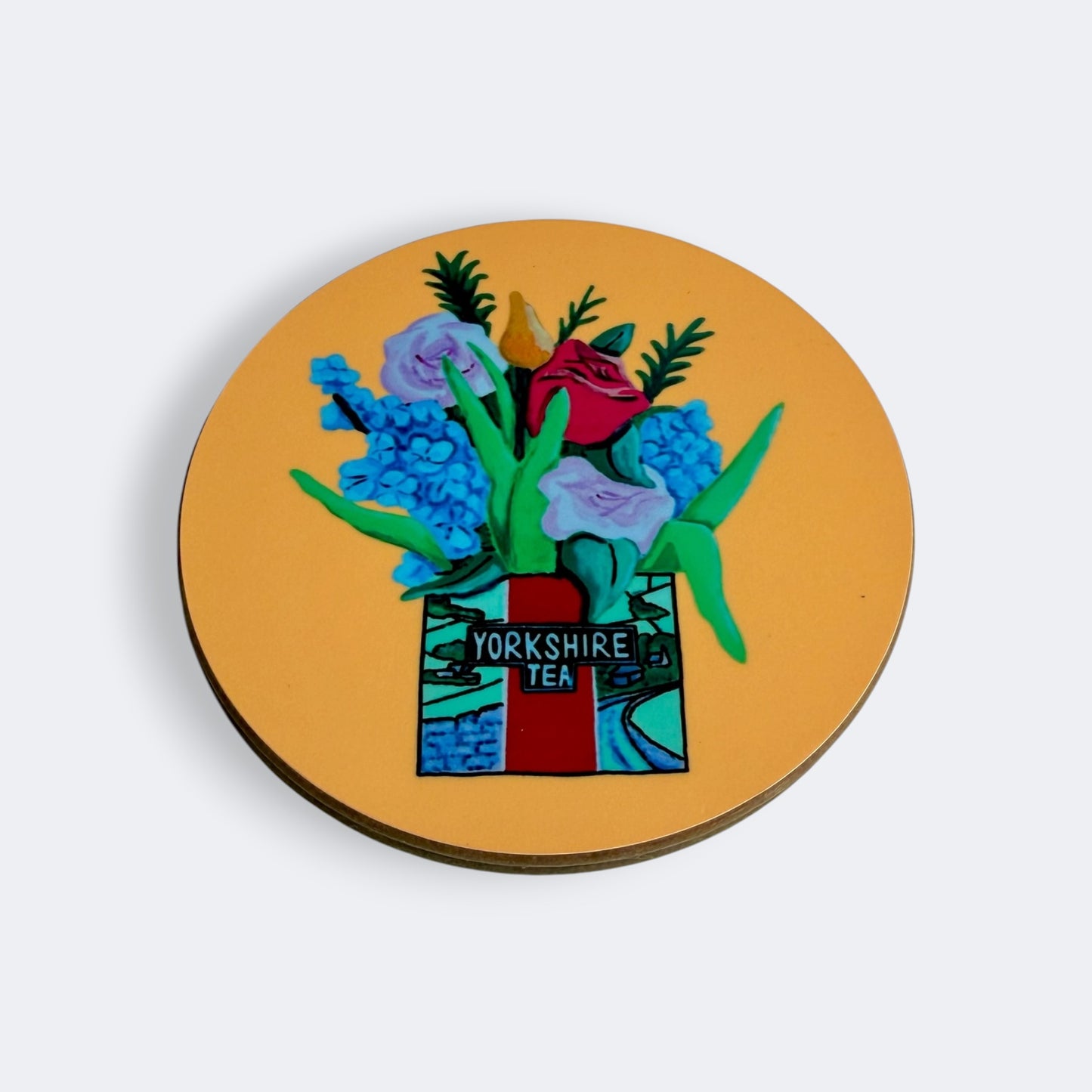 Yorkshire Tea Vase Coaster - Luke Horton