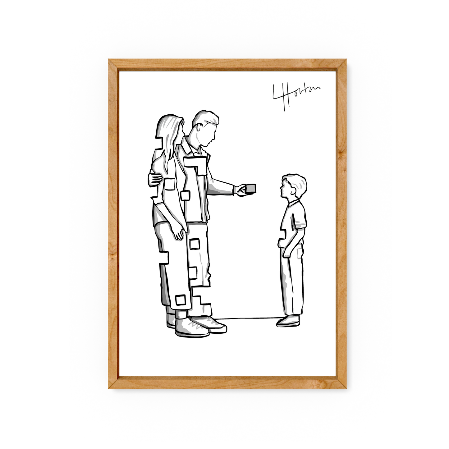 A Little Piece Of Us - Art Print - Luke Horton