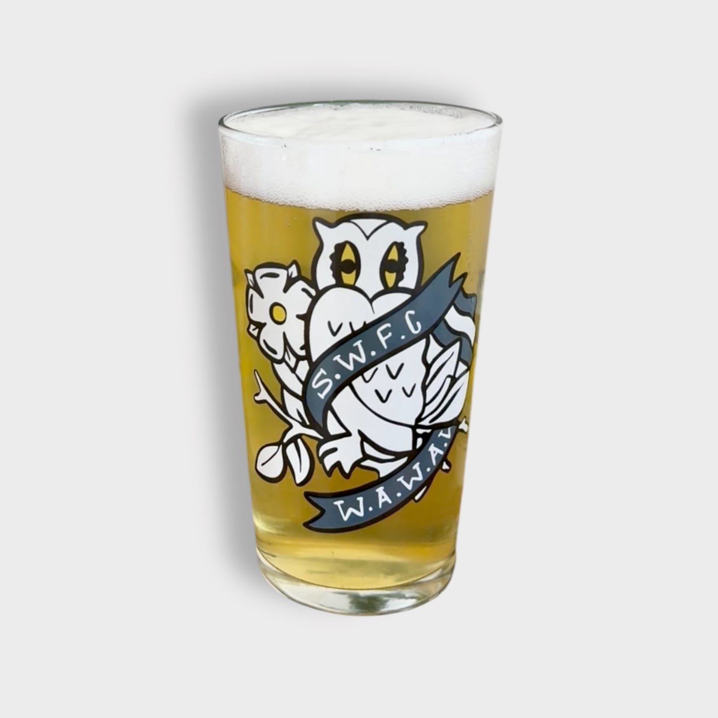 SWFC Tattoo Pint Glass