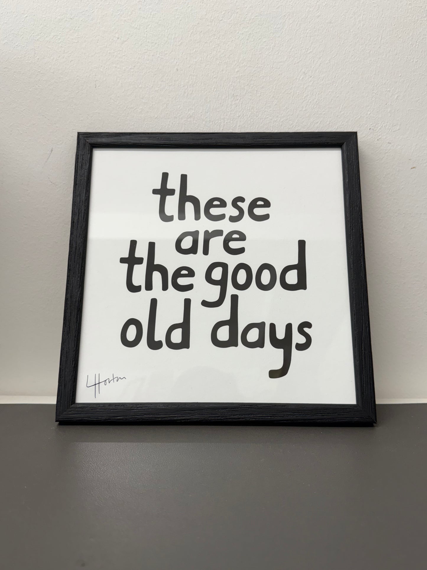 These Are The Good Old Days - Framed Art Print - Luke Horton