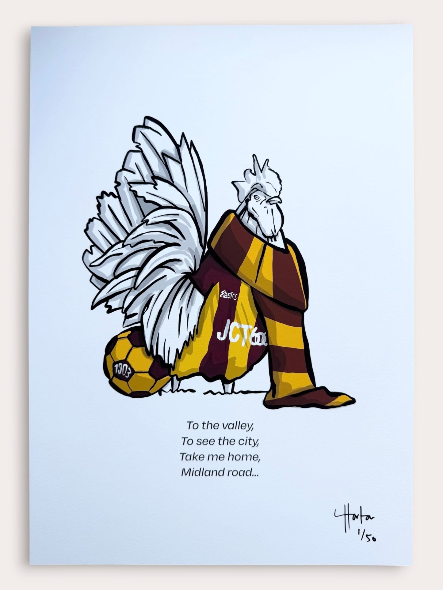 The Bradford Bantam - Signed Limited Edition Giclee Print (50) - LukeHorton Art