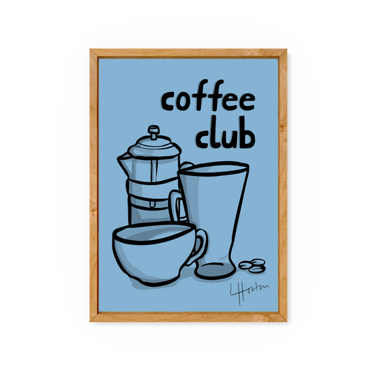 Coffee Club - Art Print - Luke Horton