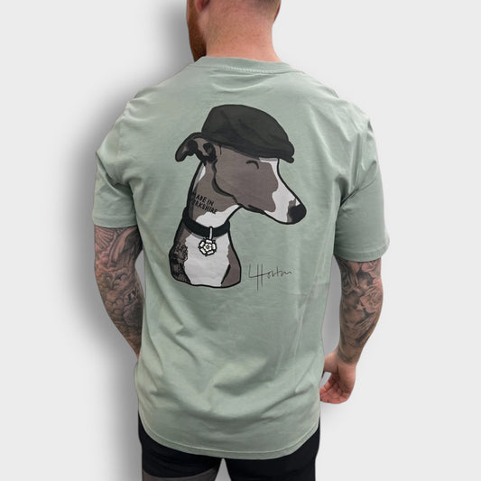 LOW STOCK - Jack The Whippet - Yorkshire Art Unisex T-Shirt - Luke Horton