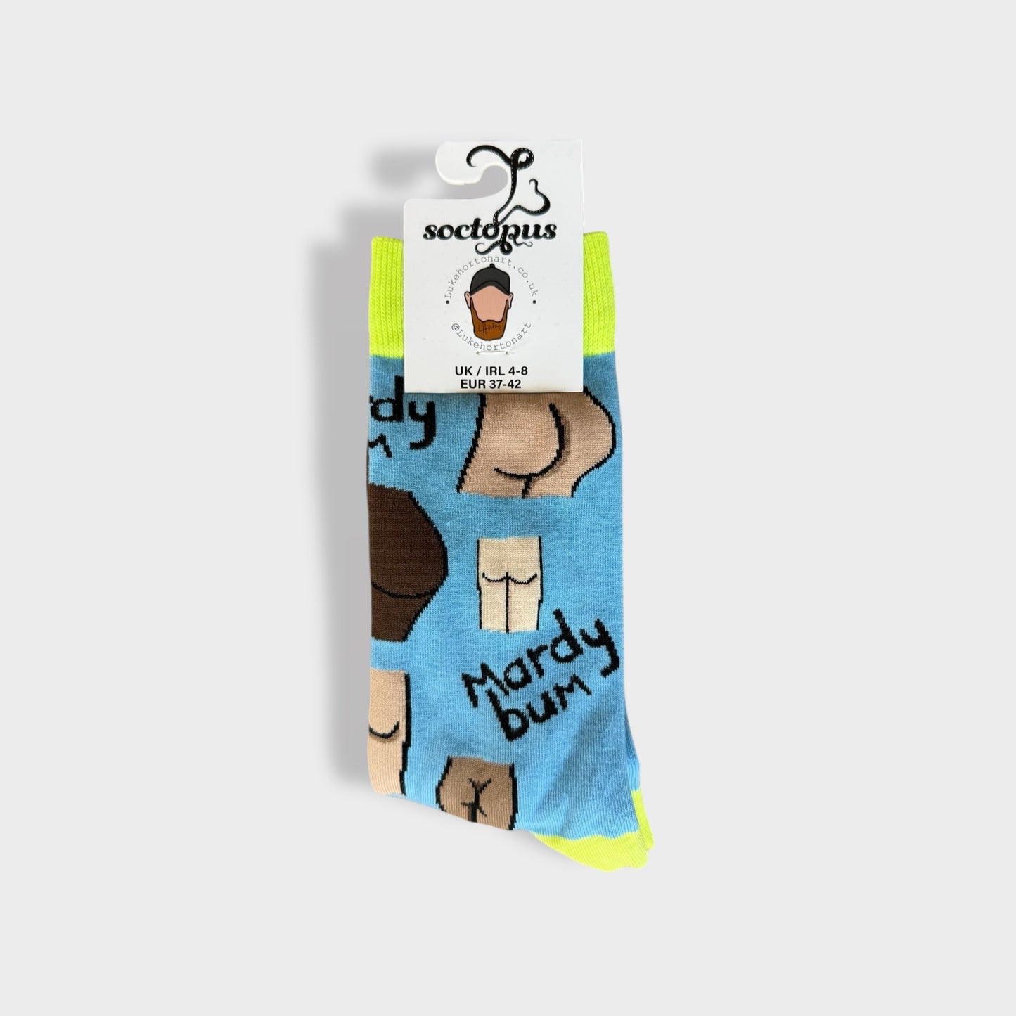 Mardy Bum Socks - Luke Horton x Soctopus Collaboration
