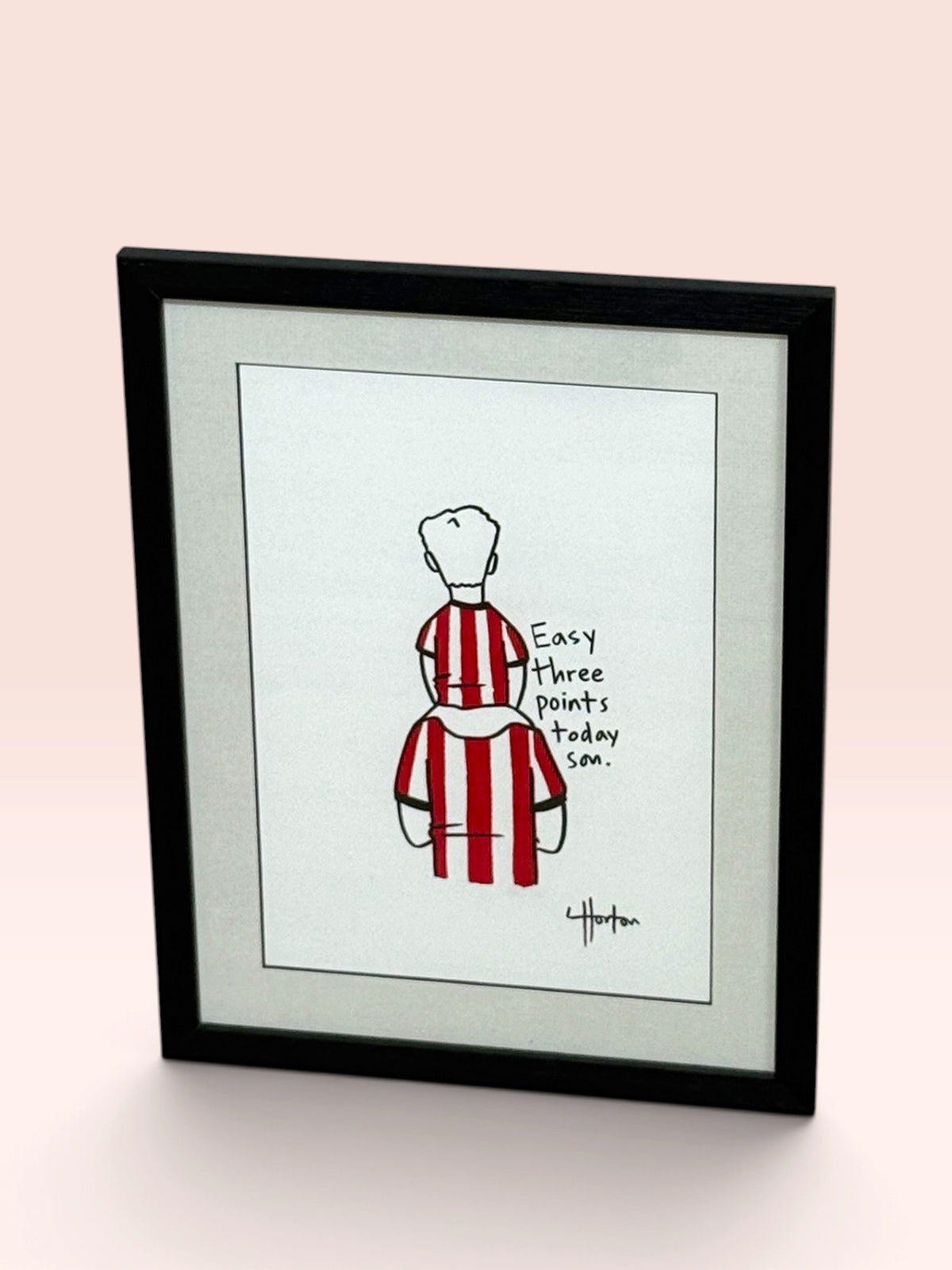 SUFC 3 Points Today - Original Drawing - LukeHorton Art