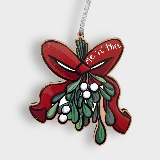 Me n Thee Mistletoe - Christmas Bauble