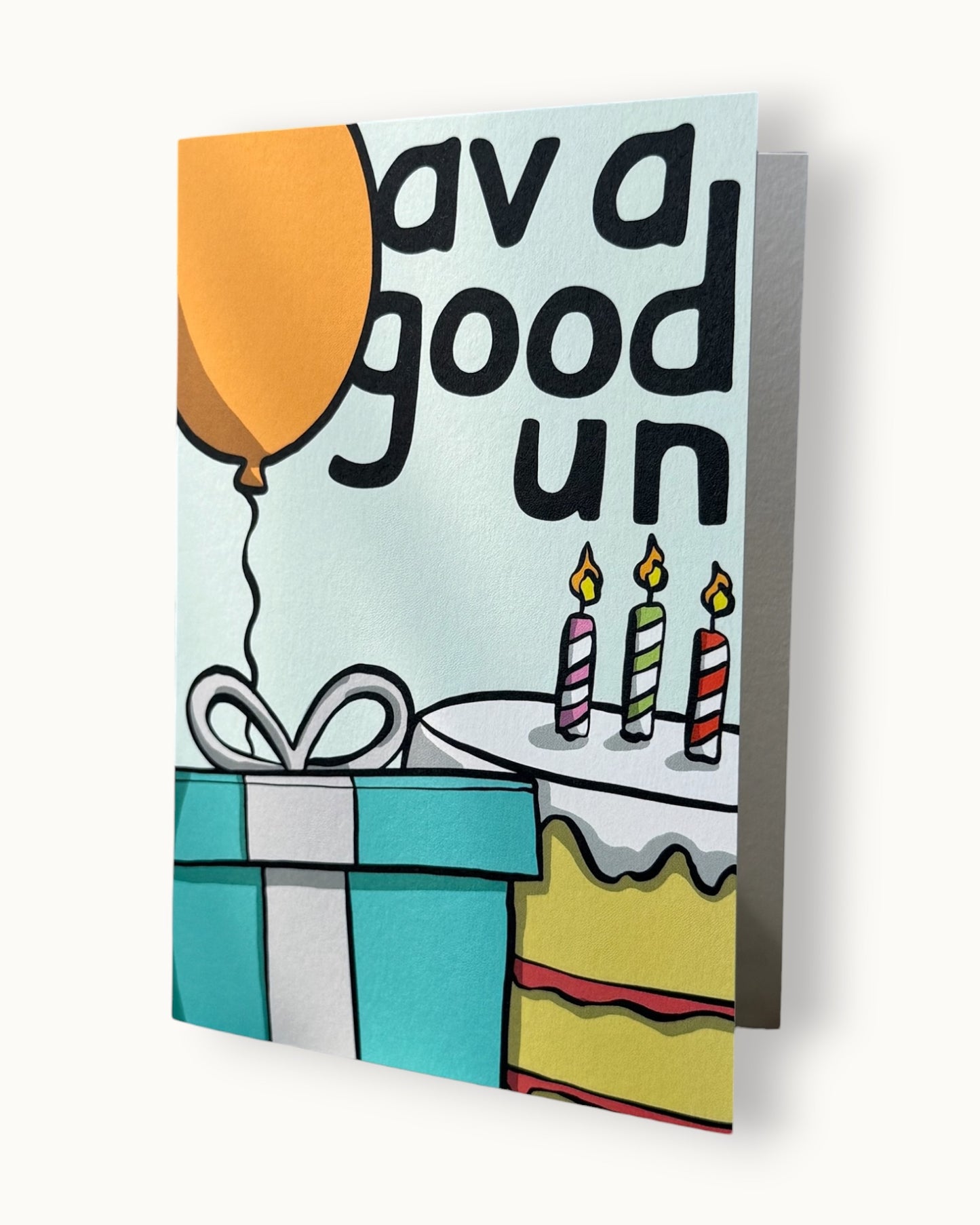 Av A Good Un 2 - Greetings Card - LukeHorton Art