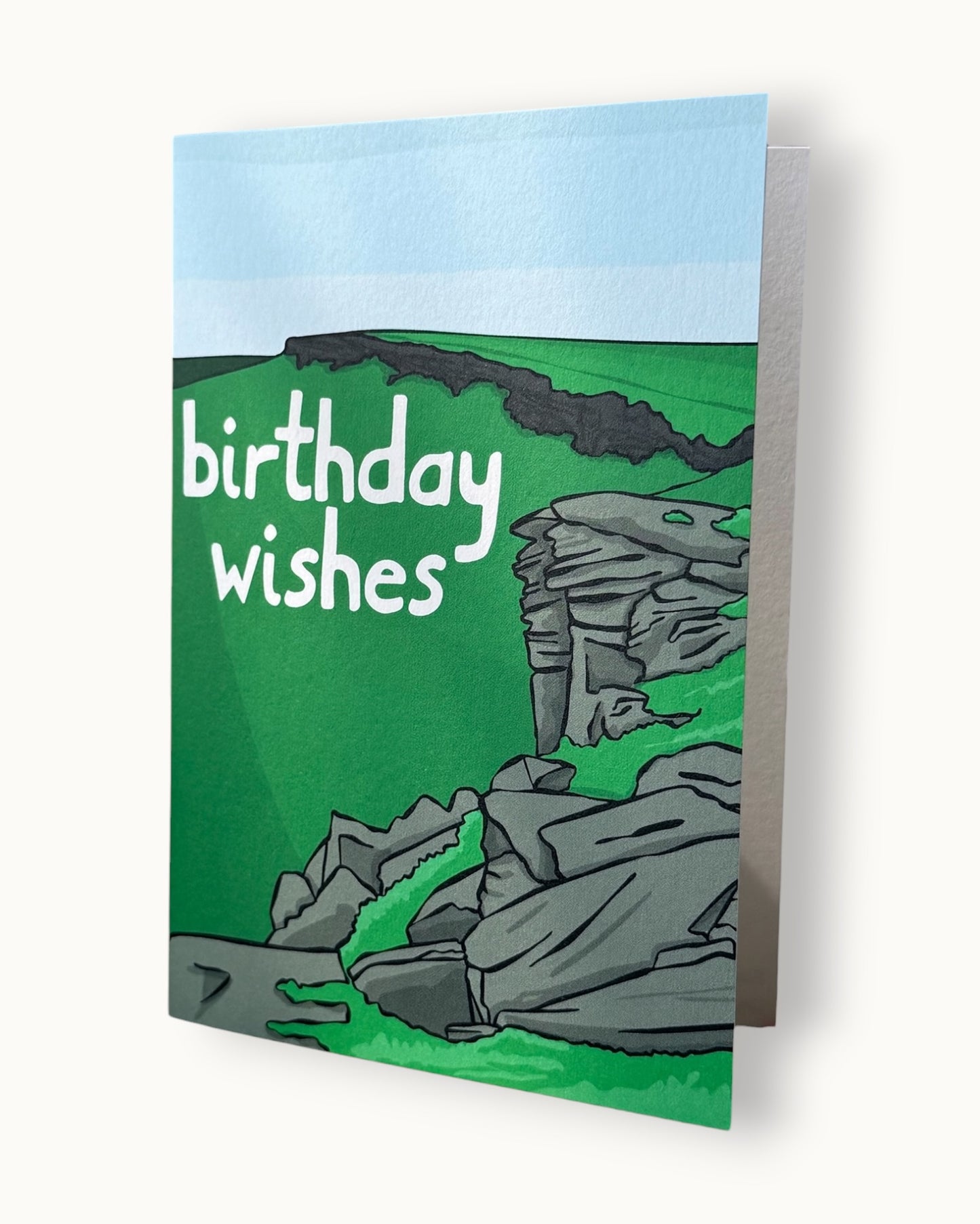 Happy Birthday Hiker - Greetings Card - LukeHorton Art