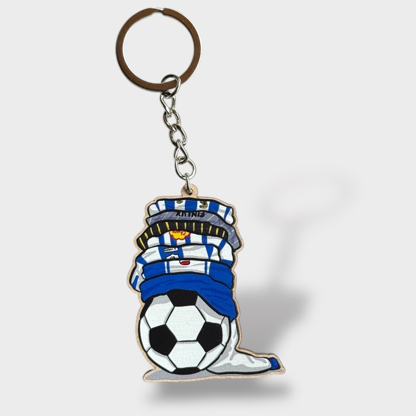 SWFC Shirts Keyring - Sheffield Wednesday Art Keyring