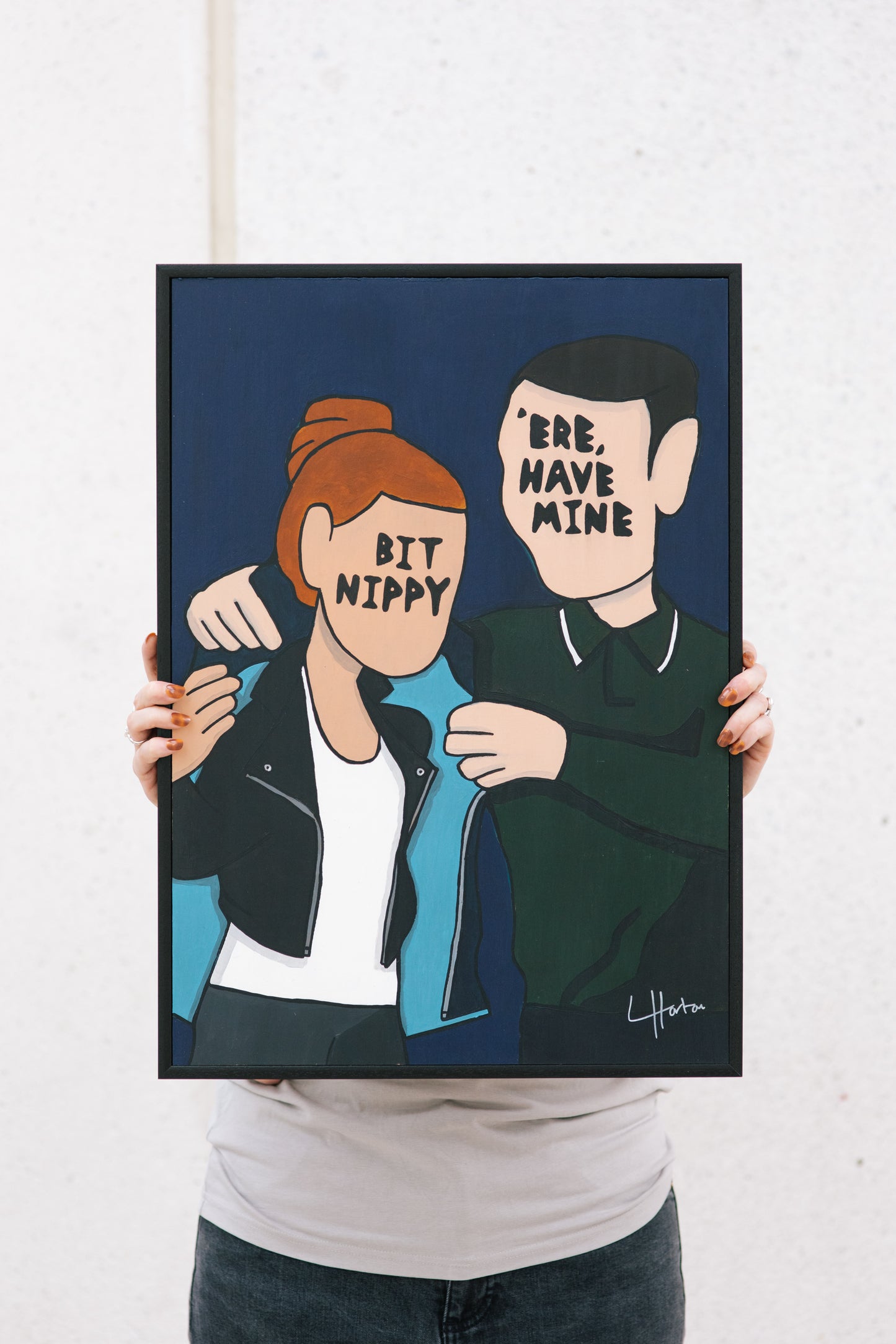 'ere Av Mine - Original Painting - LukeHorton Art