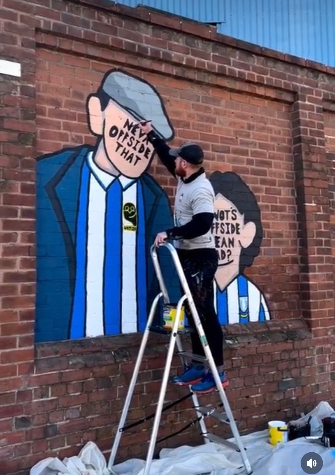 Wots Offside Mean Dad? - Sheffield Wednesday Art Print - Luke Horton