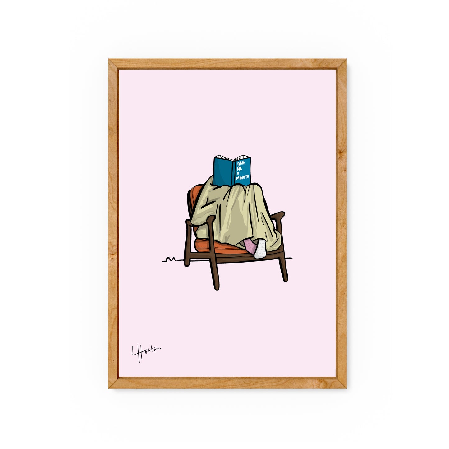 Give Me A Minute - Art Print - Luke Horton