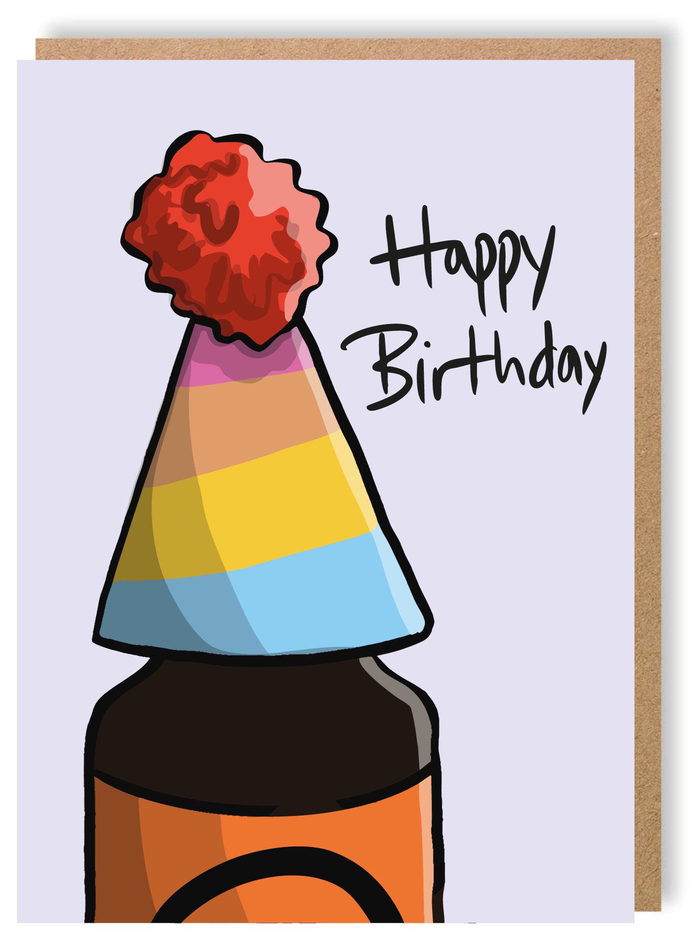 Hendos Happy Birthday - Greetings Card - LukeHorton Art