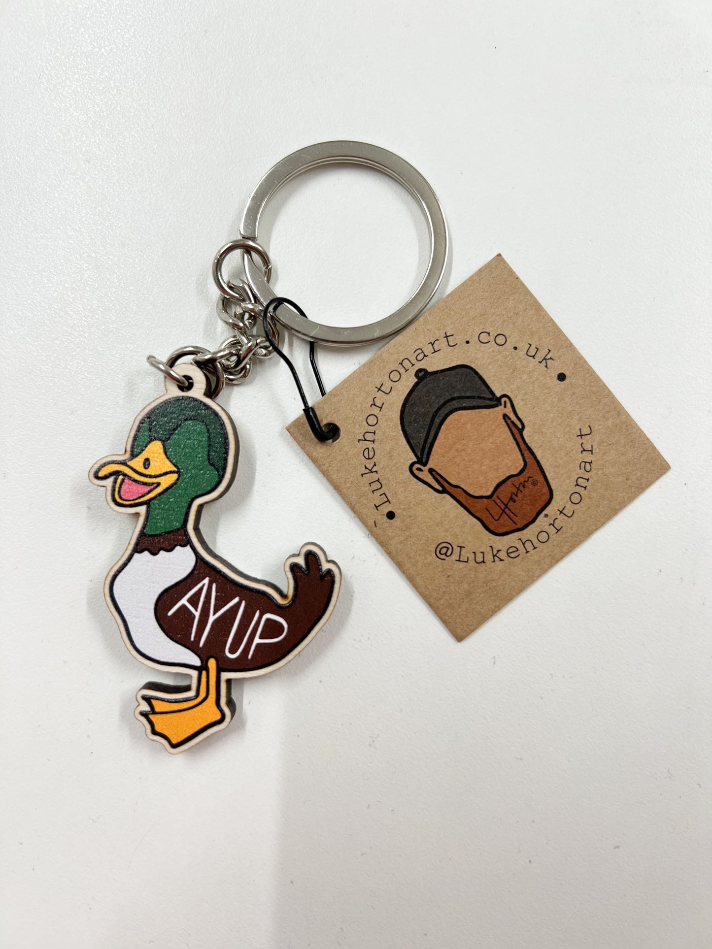 Ayup Duck Keyring - Yorkshire Art Keyring