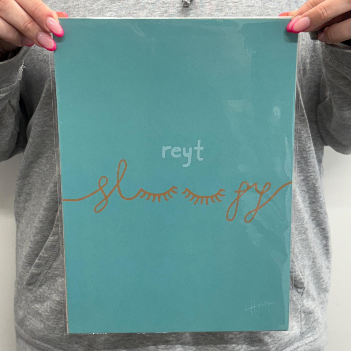 Reyt Sleepy - Art Print - Luke Horton