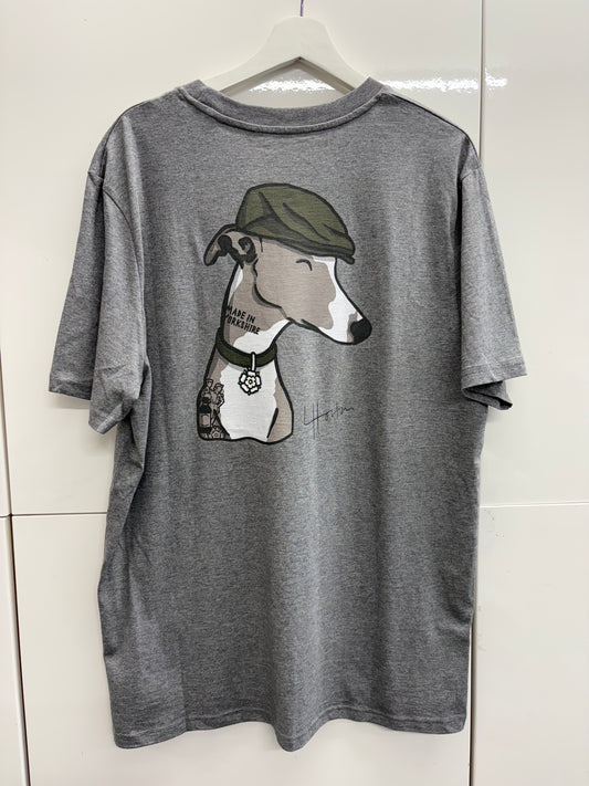 (Discontinued) Jack The Whippet - Yorkshire Art Unisex T-Shirt - Luke Horton