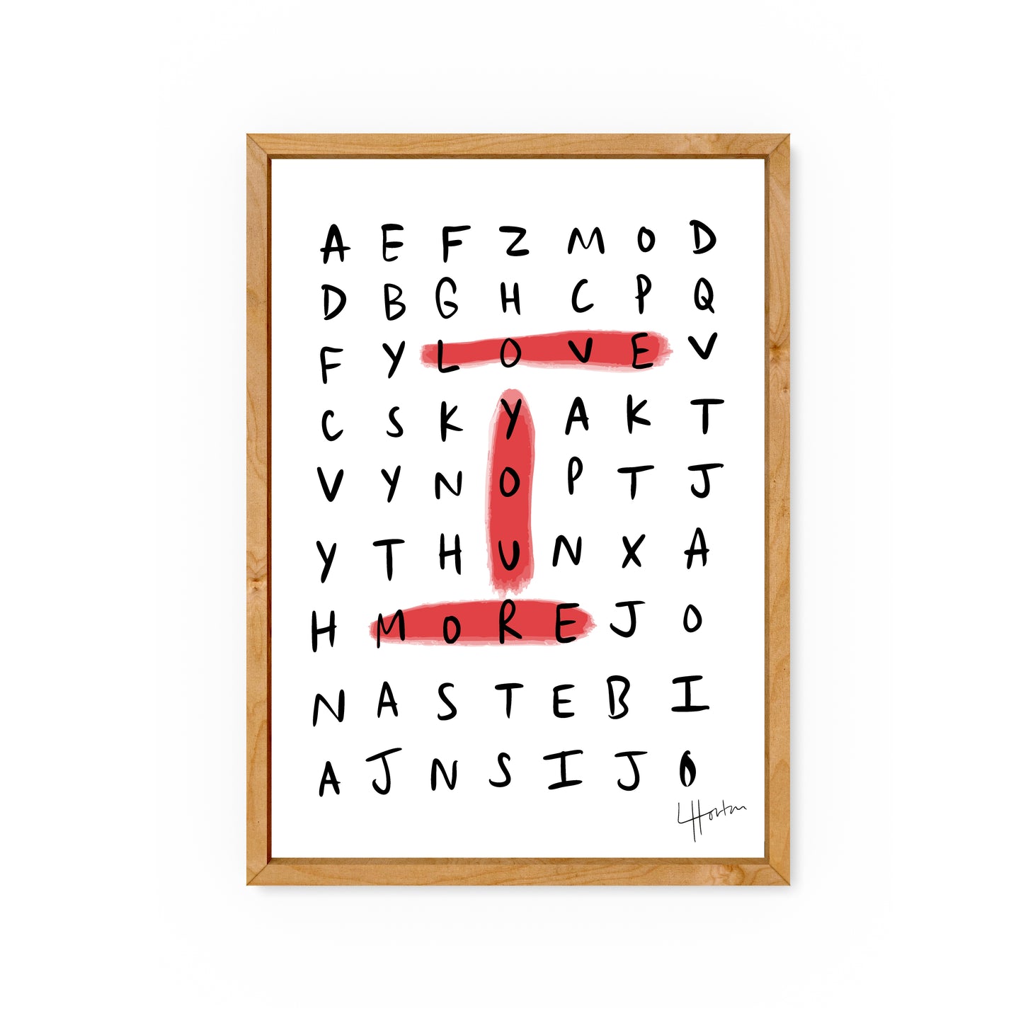 Love You More - Art Print - Luke Horton