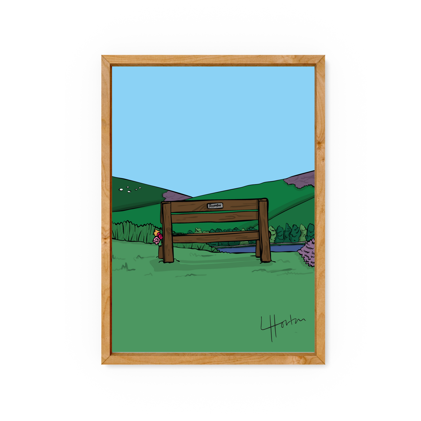 Memory Bench - Art Print - Luke Horton