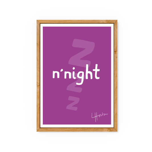 N'night - Art Print - Luke Horton