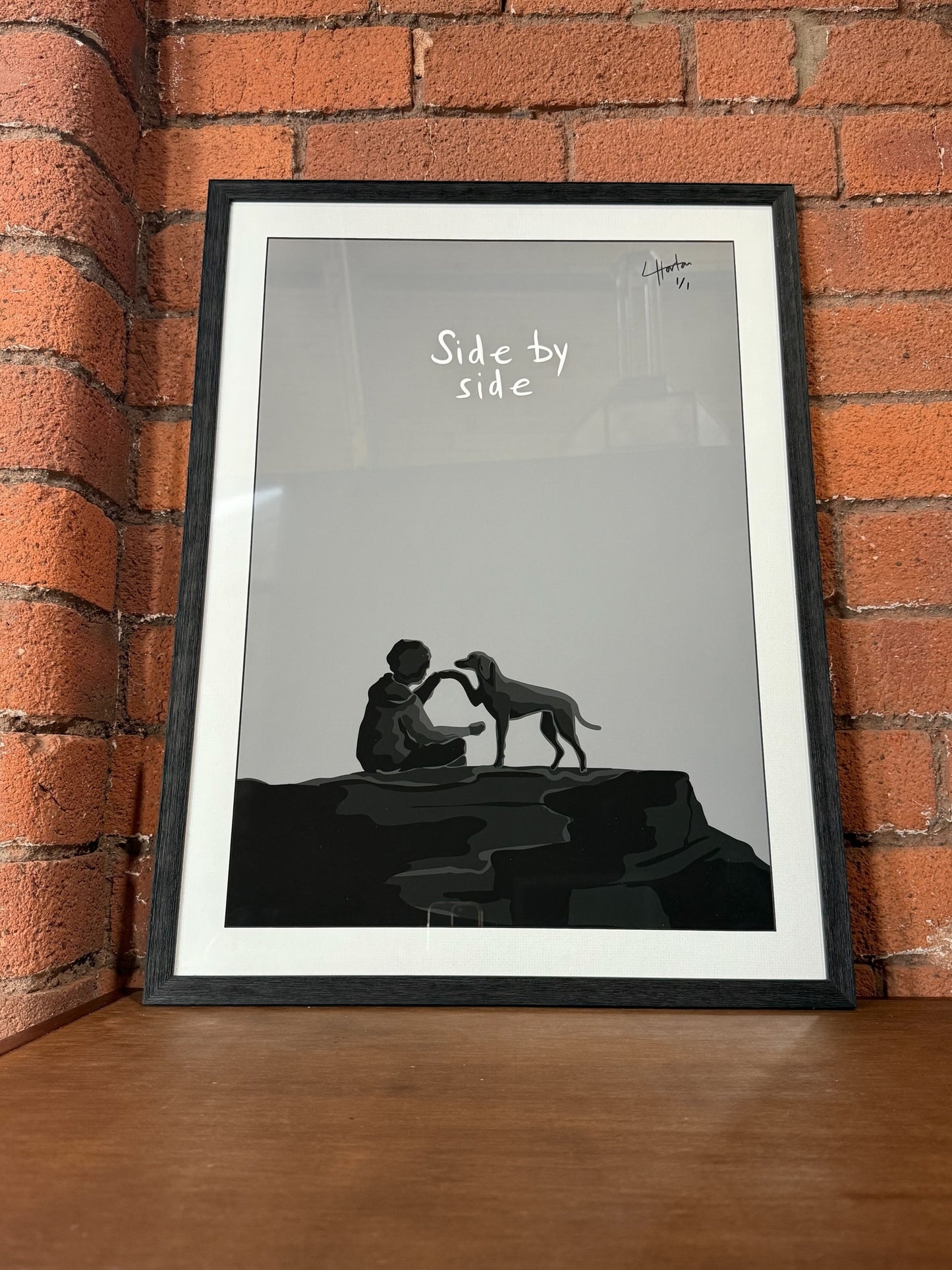 1 of 1 Signed & Framed - Side By Side - LukeHorton Art