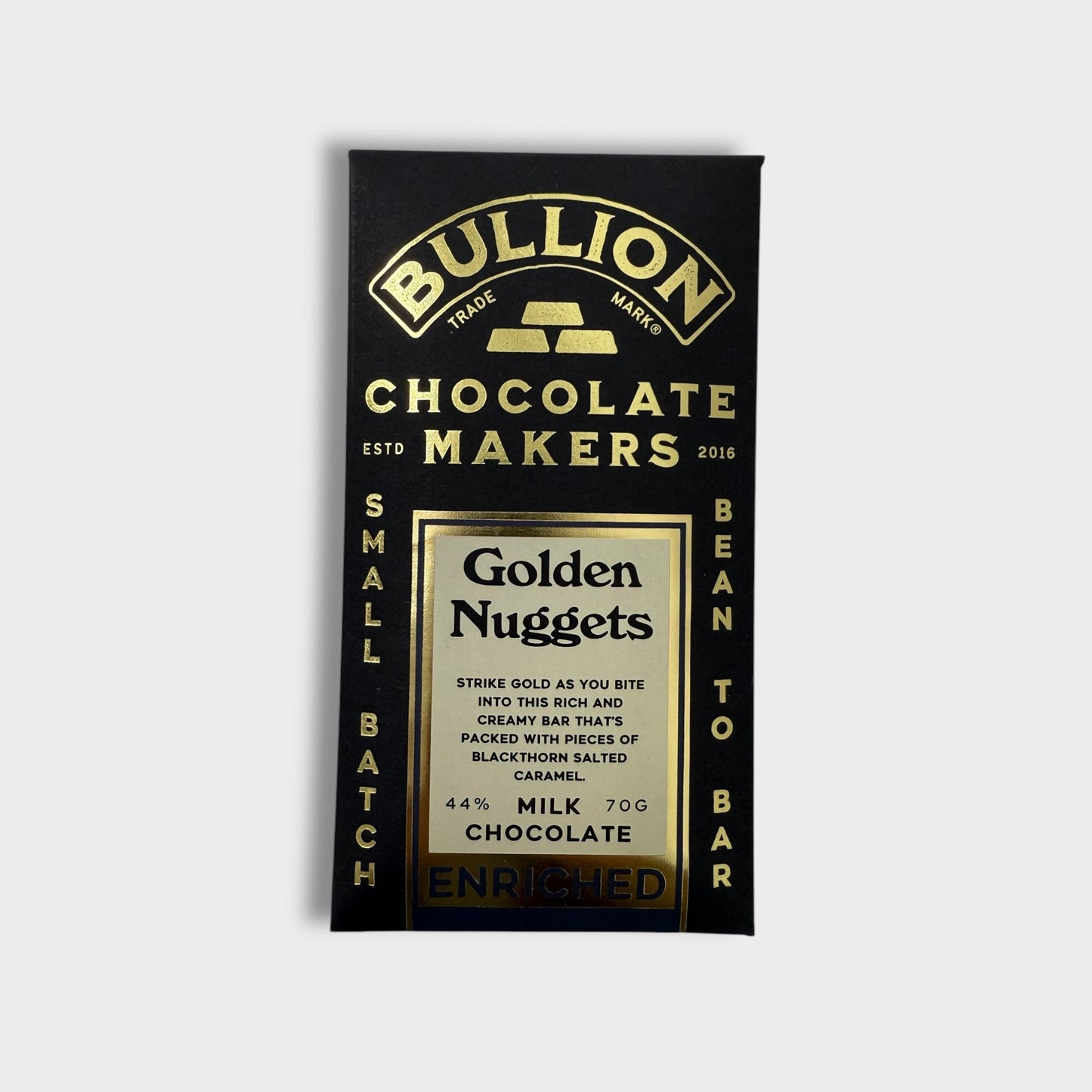 Bullion Chocolate Golden Nugget - Milk Enriched Bar