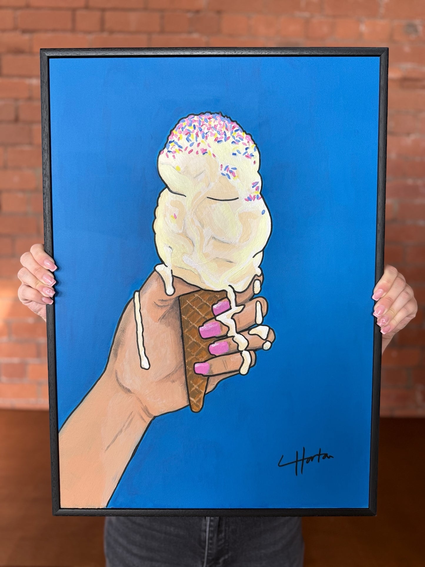 Sticky Moments - Original Painting - LukeHorton Art