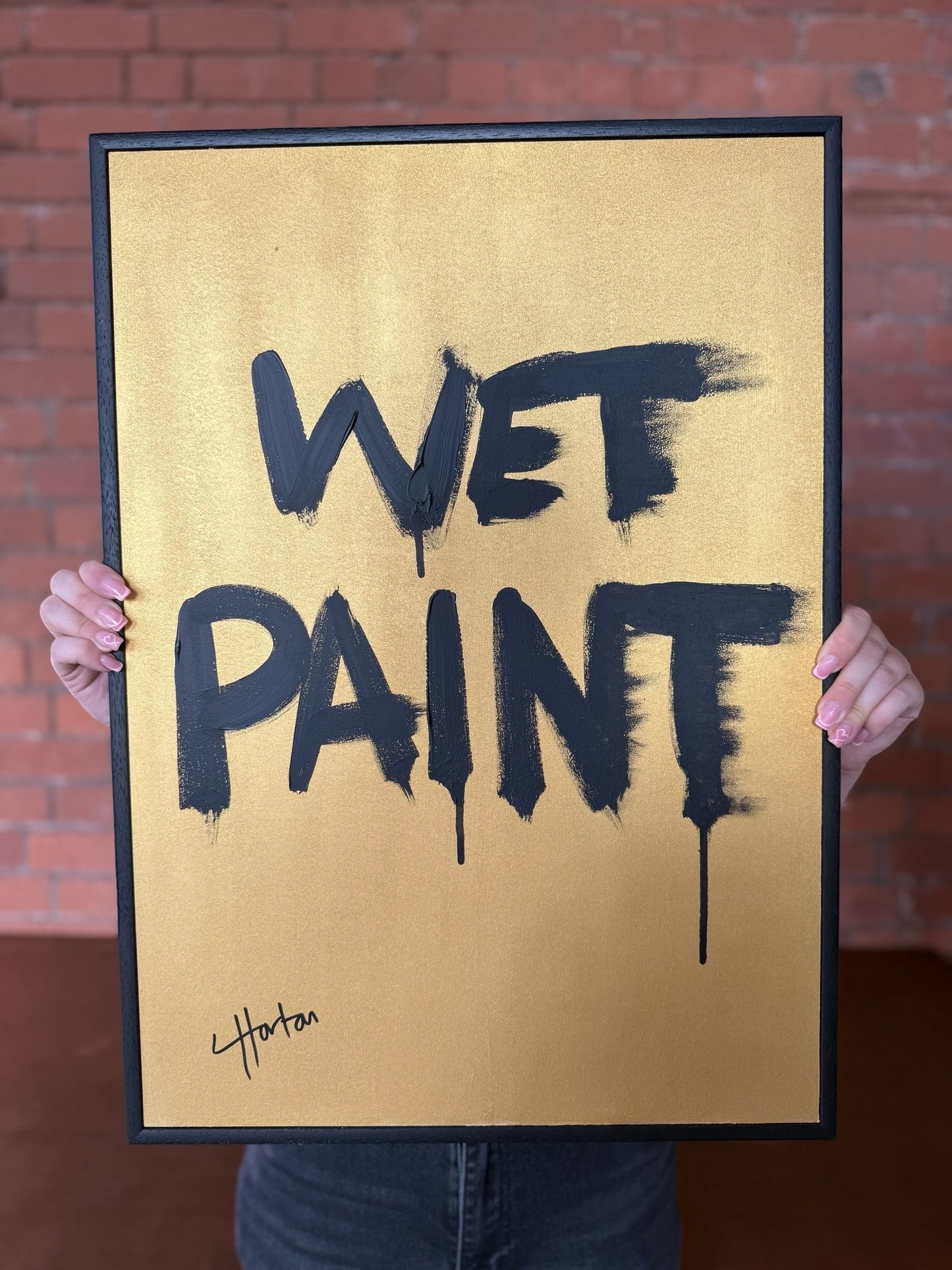 Wet Paint - Original Painting - LukeHorton Art