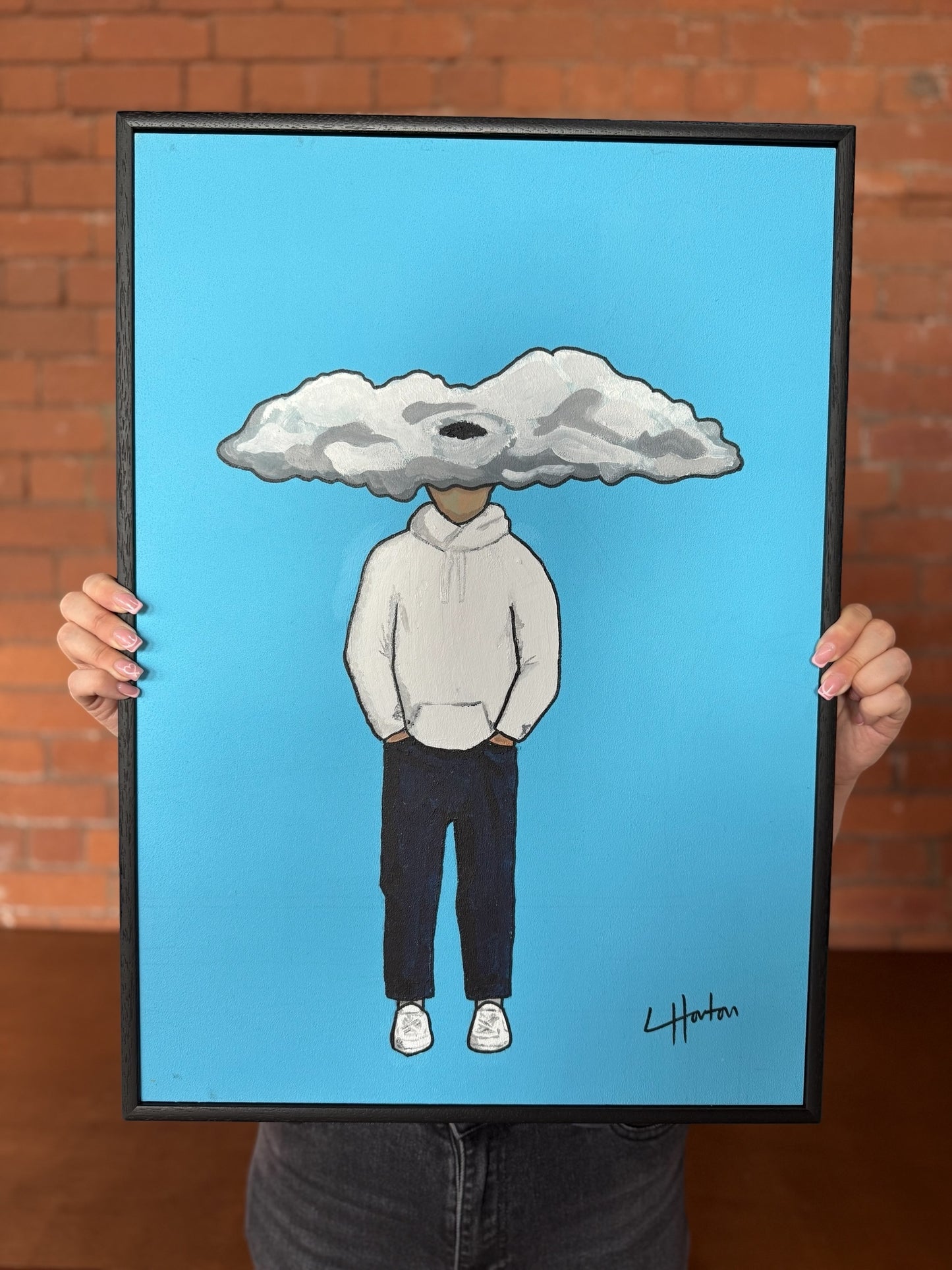 Brain Fog - Original Painting - LukeHorton Art
