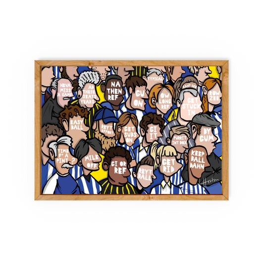 SWFC Fans - Sheffield Wednesday Art Print - Luke Horton