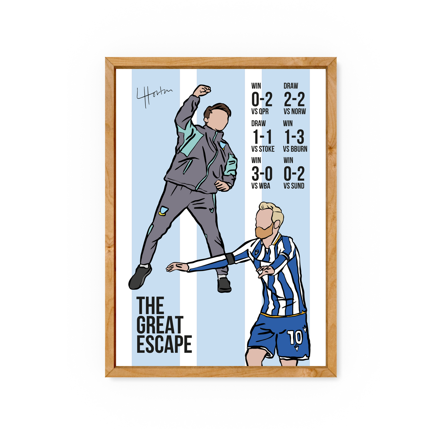 The Great Escape - Sheffield Wednesday Art Print - Luke Horton