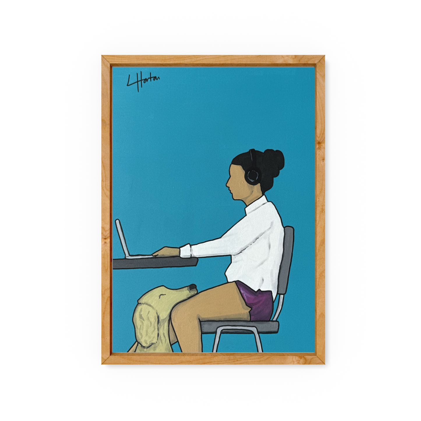 Working From Home - Art Print - Luke Horton