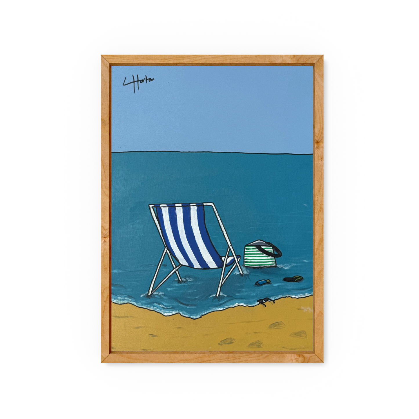 Caught Out By The Tide - Art Print - Luke Horton