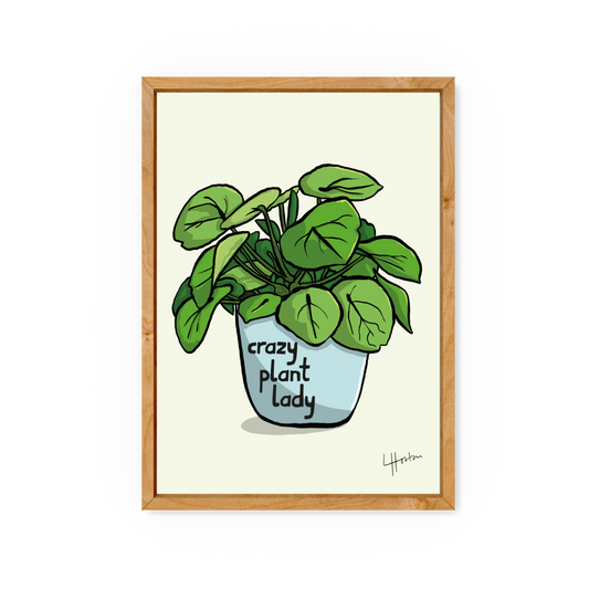 Crazy Plant Lady (Remastered 2023) - Print - Luke Horton