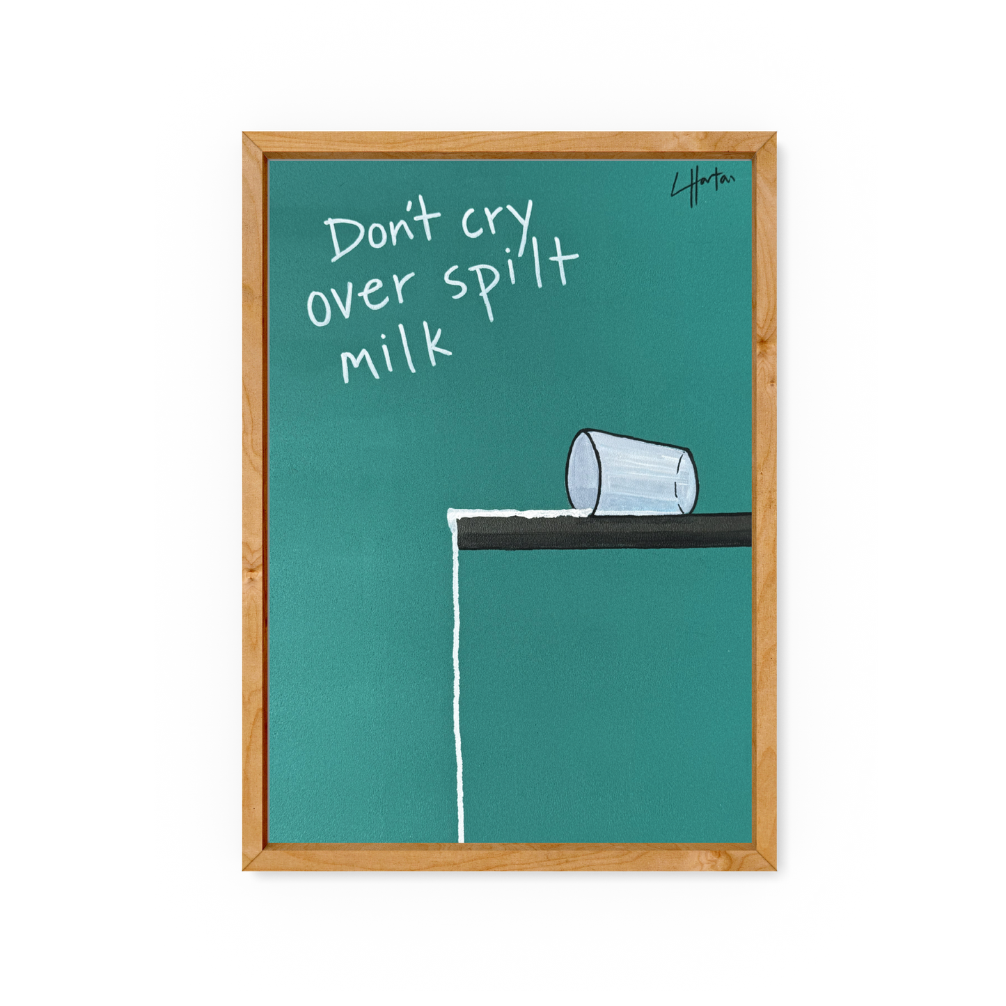 Don't Cry Over Spilt Milk - Art Print - Luke Horton